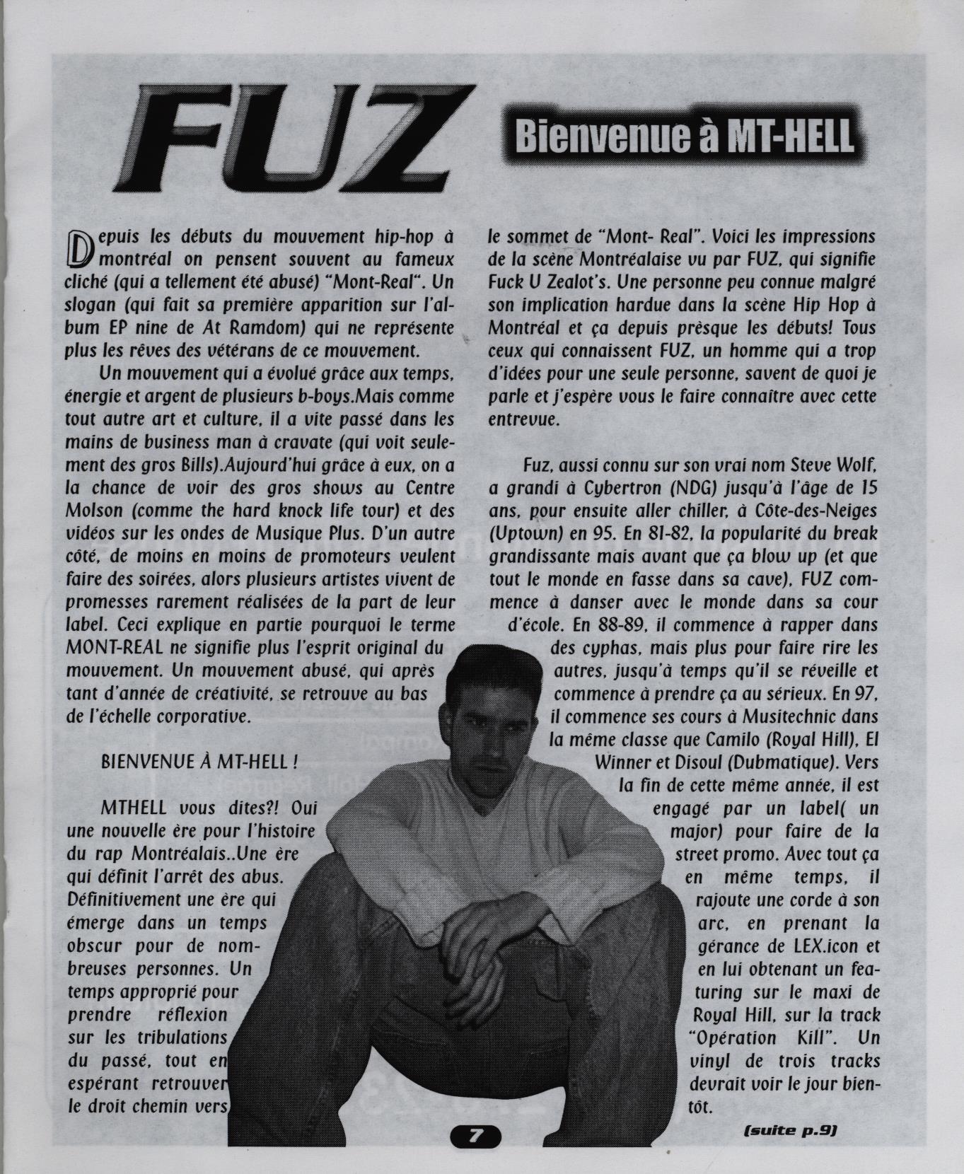 FUZ Entrevue
