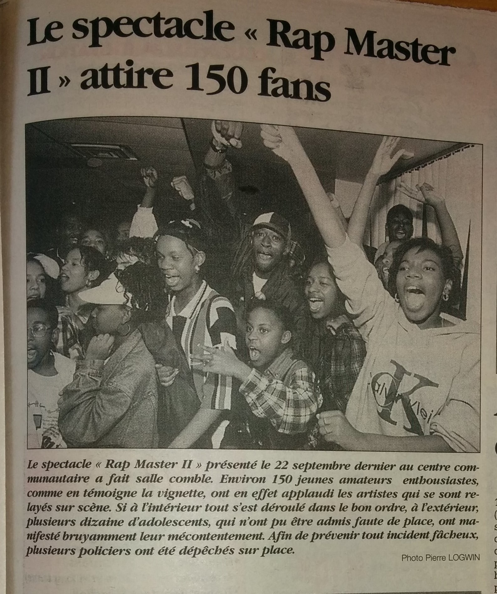 Rap Master show hip-hop à RDP en 1995 pt.1 - MODIF