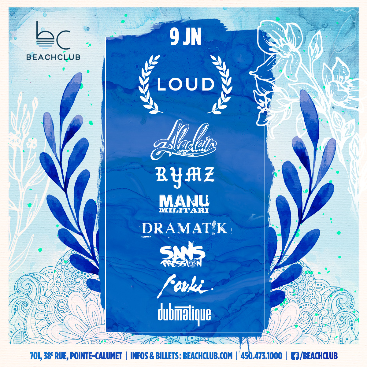 FESTIVAL HIP-HOP DU BEACH CLUB 2018