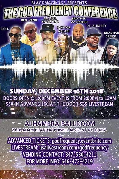 GODZ FREQUENCY DEC.2018